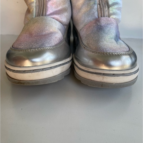 Justice Shoes Justice Girls Rainbow Iridescent Faux Fur Snow Boots Poshmark